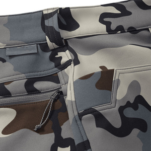 Pantalones Cargo para Hombre, Estampado de Camuflaje, Cintura Alta, Corte Regular, Transpirables, de Poliéster y Algodón, para Uso Casual de Verano - Product Image 4