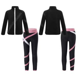 Ensemble de vêtements de danse pour enfants 6-14 Costumes de danse pour enfants Filles Patinage artistique Performance Stage Dance Wear Gymnastics Leotards - Product Image 1