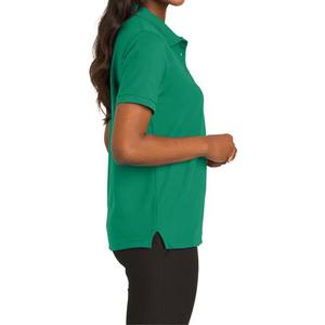 Camiseta de Algodón Tejido con Bordado Personalizado para Mujer, Estilo Urbano de Verano, Transpirable, de Secado Rápido, Antiarrugas, Perfecta para Golf - Product Image 3