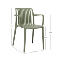 Chaise de salle à manger en plastique empilable, design italien, mobilier moderne pour la maison, le bureau, l'hôtel, l'école, utilisation intérieure et extérieure