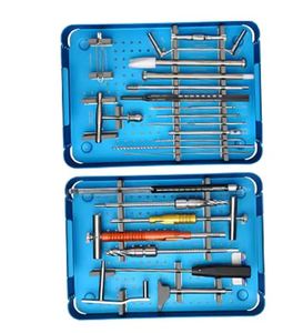 Juego de Cirugía Ortopédica Manual de Calidad Premium, Placa DHS/DCS, Acero Inoxidable Alemán, Instrumentos Quirúrgicos Plateados con Certificación CE ISO - Product Image 3