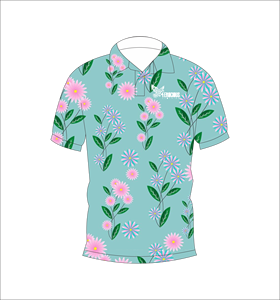 เสื้อโปโลพิมพ์ลายดอกไม้สำหรับผู้ชาย แขนสั้น สวมใส่สบาย เหมาะสำหรับเล่นกอล์ฟ น้ำหนักเบา แฟชั่นเสื้อคอปกสำหรับฤดูร้อน - Product Image 6