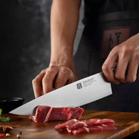 Ensemble de couteaux de chef professionnels ZA DAMASCUS MAKERS, lame en acier inoxydable faite à la main, finition de qualité supérieure, 6 pièces, bord droit, main droite, 12 pouces+