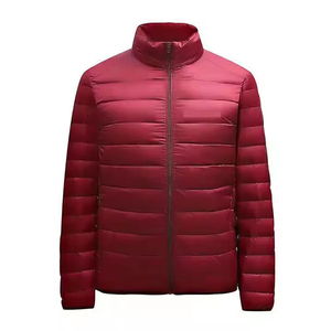 Custom <b>Men</b>’s Winter Puffer Jacket Lightweight Warm Breathable Polyester Casual <b>Coat</b> <b>Long</b> Sleeve Plus Size - Product Image 2