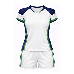 Personnalisez votre uniforme de volley-ball pour femmes, imprimé par transfert thermique, respirant, anti-humidité, grande taille, été, polyester - Product Image 1