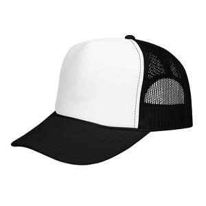 Wholesale Hot Sale <b>Waterproof</b> 6-Panel Trucker <b>Cap</b> Blank Plain Curved Solid Sandwich Brim Baseball <b>Cap</b> for Men Women Fishing - Product Image 1