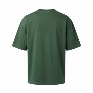 Men's T <b>Shirt</b> Olive Green Utility <b>Pocket</b> Crew Neck Short Sleeve Oversized Fit Casual Streetwear Tshirt Clothes - Product Image 4