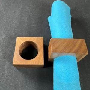 Juego de servilleteros de madera ecológicos, soporte para servilletas de madera maciza de primera calidad, accesorio para mesa de comedor de madiha art and crafts - Product Image 4