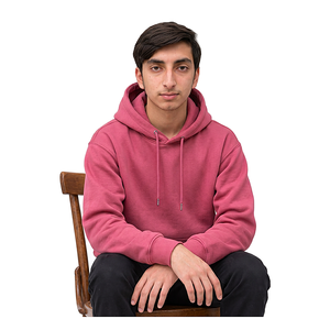 Sudadera con capucha personalizada para hombre, de algodón teñido, estilo urbano, lavado vintage, ropa de marca privada para marcas de ropa y minoristas. - Product Image 5