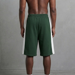Shorts pour homme en coton 100% personnalisés, 2 tons, taille élastique, haute qualité, grandes tailles, streetwear, respirants, avec cordon de serrage. - Product Image 5