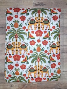 Ensemble de pyjama en coton 3 pièces fait main pour femmes, imprimé chameau, taille élastique, écologique, respirant, été, automne, printemps, décontracté - Product Image 5