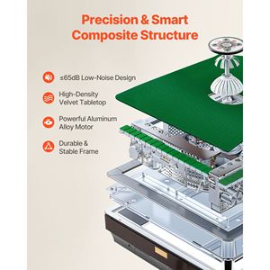 Mesa de Mahjong Plegable Automática con Fichas de 40 mm, 2 Juegos (164 Piezas), Estilo Montaña Rusa para Juegos de Azar - Product Image 5