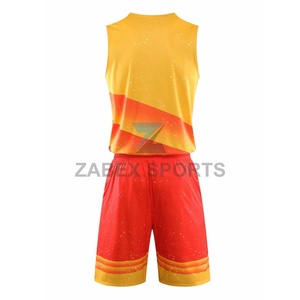 ชุดยูนิฟอร์มบาสเก็ตบอลสไตล์โมเดิร์นสำหรับทีมชายหญิง ระบายเหงื่อได้ดี ไซส์พลัส เสื้อแข่งประสิทธิภาพสูง ปรับแต่งสีและโลโก้ได้ - Product Image 3