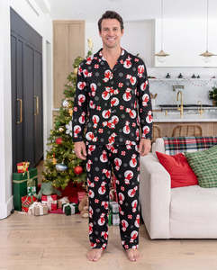 Women <b>Christmas</b> Tracksuit Set Custom Print <b>Long</b> <b>Sleeve</b> <b>Top</b> Pants Cozy Winter Pajama Loungewear Set Festive Family <b>Christmas</b> Set - Product Image 3