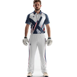 Uniforme de Cricket Blanco de Alta Calidad con Cuello Camisero, Personalizable para Equipos - Product Image 5