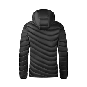 OEM Custom Mens Winter Puffer <b>Jacket</b> Heavy <b>Padded</b> Bubble Coat Wholesale <b>Waterproof</b> Activewear Street Fashion Vendor Factory - Product Image 5