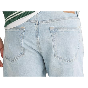Jeans droits amples pour hommes – Pantalon en denim coupe décontractée pour un style décontracté, un look urbain et un confort au quotidien - Product Image 3