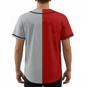 Nouveau maillot de baseball personnalisé cousu, respirant, à séchage rapide, 100% polyester, pour adultes, compétition, haute qualité - Product Image 2