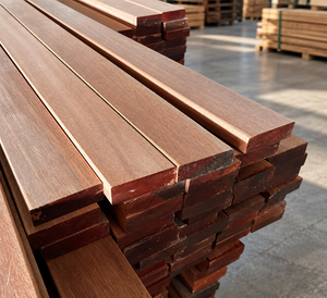 Madera de Meranti Nemesu Roja Oscura, Madera Dura Ligera, Molduras/Tablas Sólidas para Fabricación de Muebles, Gran Suministro de Malasia, Bajo Precio - Product Image 1