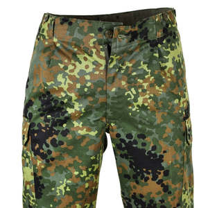 Men's High Waist German Tactical Pants camouflage <b>Pattern</b> Multiple Pockets Breathable Outdoor Style Woven Polyester Material - Product Image 4