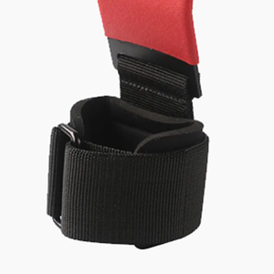 ELIXE SPORTS Adjustable U-Shaped Wrist Support Hook Loop Closure 7-9.5mm Thickness Unisex Red Black EVA Material for <b>Weight</b> - Product Image 3