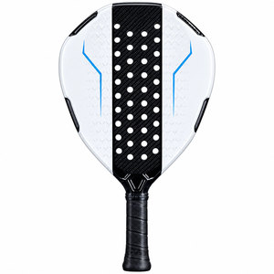 Raquette de padel professionnelle en fibre de carbone 360g, design goutte d'eau, logo personnalisé, fournisseur en gros de raquettes de padel - Product Image 1