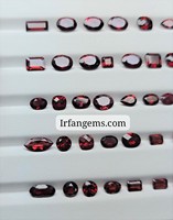 Granat rouge facetté de haute qualité, 100% naturel, pierre de granat rouge pour la fabrication de bijoux, cabochon de granat rouge, prix de gros, lot