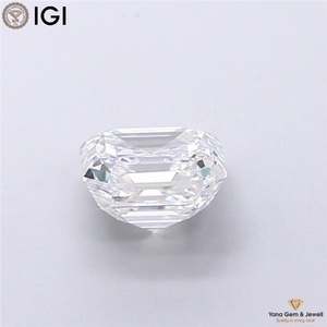 Diamante Cultivado en Laboratorio CVD de 1.01 Quilates, Corte Asscher, con Certificado IGI, Color D, Claridad VS1, para Anillo Solitario Moderno Personalizado - Product Image 3