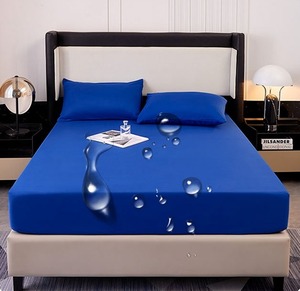 <b>Waterproof</b> Eco-Friendly Hypoallergenic Cooling Mattress <b>Protector</b> <b>Bed</b> Mat Customizable Luxury Cotton Cover Machine Washable - Product Image 1