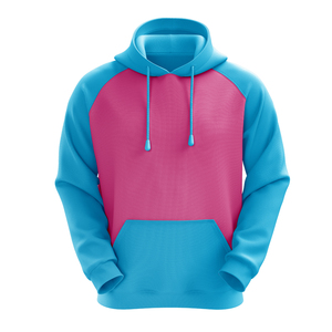 Sweat à capuche oversize personnalisé pour homme, bicolore, style streetwear décontracté avec cordons de serrage, fournisseur en gros - Product Image 3