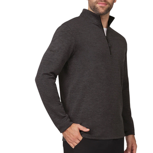 Sudadera Premium para Hombre con Cierre de Cremallera de un Cuarto, Manga Larga, Informal, Deportiva, Suave y Elástica, Venta al por Mayor de Fábrica - Product Image 6