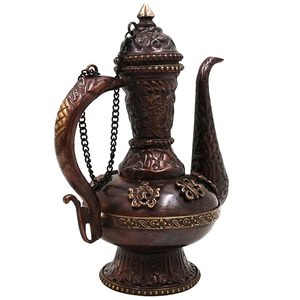 Handcrafted Vintage Brass Decorative Kettle with <b>Antique</b> Finish - Product Image 6