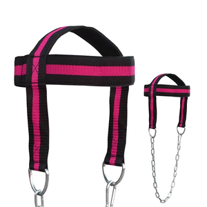 Arnés de Cabeza Portátil al por Mayor con Correa de Nylon Resistente y Cadena de Acero Inoxidable, Capacidad de Carga de 15 lb, Equipo de Gimnasio para Ejercicios de Fuerza del Cuello - Product Image 1