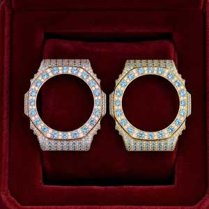 Caja de Reloj GA2100 con Diamantes Moissanite VVS Color D, Hechos a Mano, para Hombre y Mujer, Accesorios para Relojes - Product Image 2
