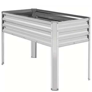 Macetas Elevadas de Metal Resistentes y Grandes, Jardineras Elevadas para Patio Trasero, Jardinería, Macetas para Flores - Product Image 1