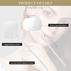 HD Eyelash Extension <b>Mirror</b> Medical Grade Steel Beauty Tools Lash Artists OEM Private Label Lash <b>Mirror</b> - Product Image 2