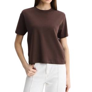 T-shirts en coton pour femmes, mignons, doux, respirants, légers, décontractés, fabrication directe d'usine, ODM - Product Image 1