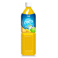 Agua de coco 1L botella para mascotas OEM Etiqueta Privada ISO certificada Lista para exportar Muestra gratis