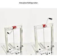 Mini gerbeur manuel en acier léger et portable pour usage domestique, nouveau, déchargement, levage, empilage, palan 60KG 80KG