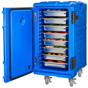 Conteneur isotherme 127 Qt à chargement frontal pour traiteur, boîte chauffante à double boucles pour camions de restauration - Product Image 1