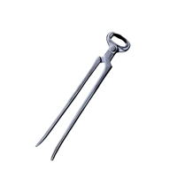 Pince à sabots de 14 pouces, outil de fermeur en acier au vanadium forgé à froid, finition mate, instruments chirurgicaux professionnels pour le soin des chevaux, réutilisables