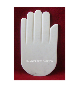 Tabla de cortar de mármol blanco hecha a mano con diseño creativo y decoración de cocina para cortar verduras y usos multipropósito. - Product Image 2