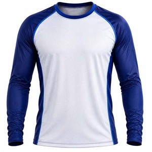 Camisa de Pesca de Manga Larga para Hombre con Bloques de Color, Protección UPF 50, Secado Rápido, Poliéster, Cuello Redondo, Sublimación - Product Image 6