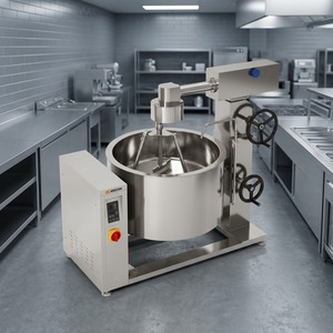 Chaudière à vapeur rotative à induction Amicook 380V/440V, modèle professionnel pour la cuisson et le traitement des sauces, robuste et facile à nettoyer - Product Image 1