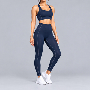 Soutien-gorge de sport léger et respirant sans coutures pour femme, avec logo frontal et design unique, en promotion - Product Image 1