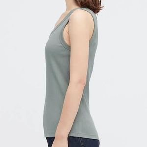 Women Tank <b>Top</b> Customizable Premium Active Stretch Sports Cami Crop <b>Top</b> Front for Women Fitness Gym Activewear OEM Service - Product Image 1