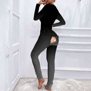 Combinaison à volants très appréciée, respirante, pour le fitness, style tendance, pour femmes - Product Image 2