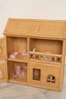 Magnifique maison de poupée en rotin, jouet compact, structure décorative pour chambre d'enfant, idéal pour l'aménagement et l'exposition, vente en gros