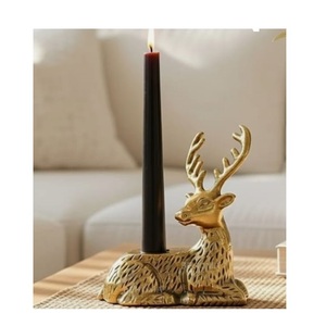 Decoración de Boda de Última Tendencia, Portavelas Metálico con Forma de Corazón, Soporte para Velas Votivas de Metal - Product Image 1