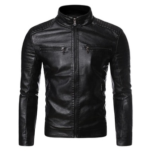 Price New Men Genuine Cowhide <b>Leather</b> <b>Winter</b> Motorcycle <b>Jacket</b> Fully Customized Breathable Puff Printing Made Sialkot Pakistan - Product Image 6